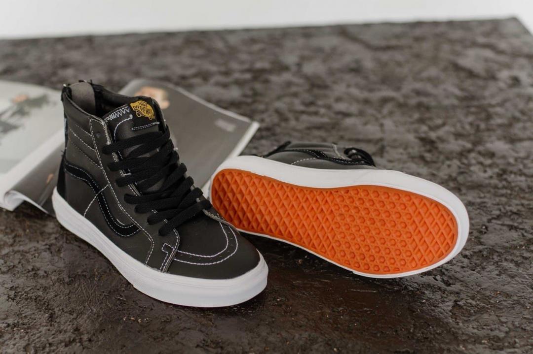 Vans Old Skool High Black White 1