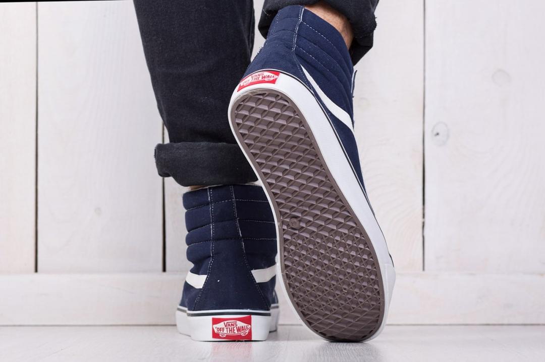 Vans Old Skool High Blue White 2