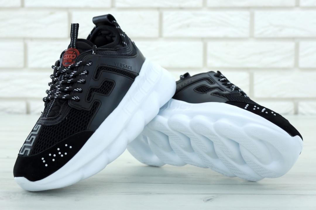 Versace Chain Reaction Black White