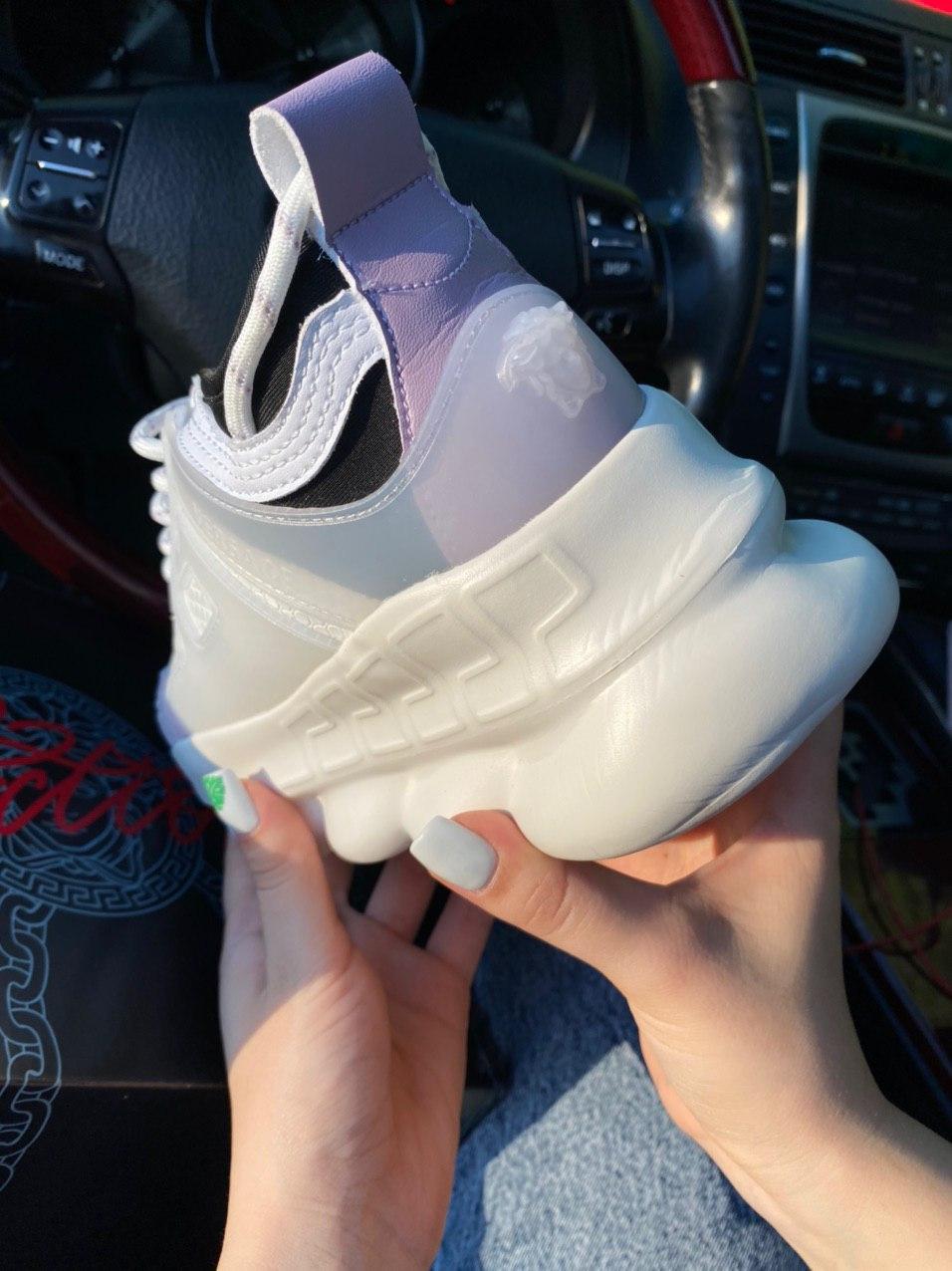 Versace Chain Reaction White Pink Black