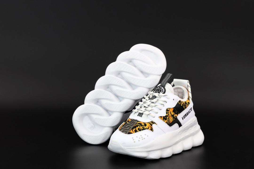Versace Chain Reaction White Leopard