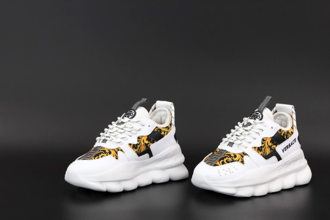 Versace Chain Reaction White Leopard