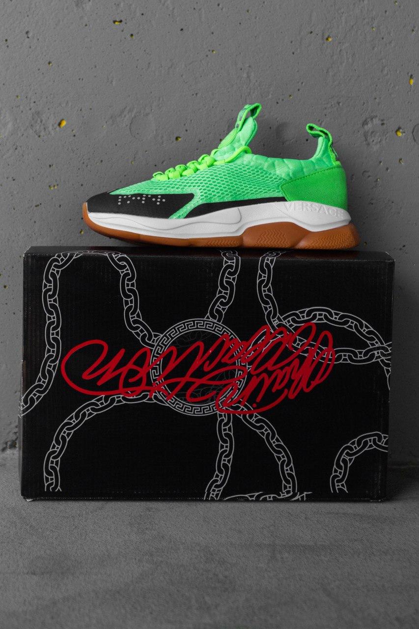 Versace Cross Chainer Green Neon