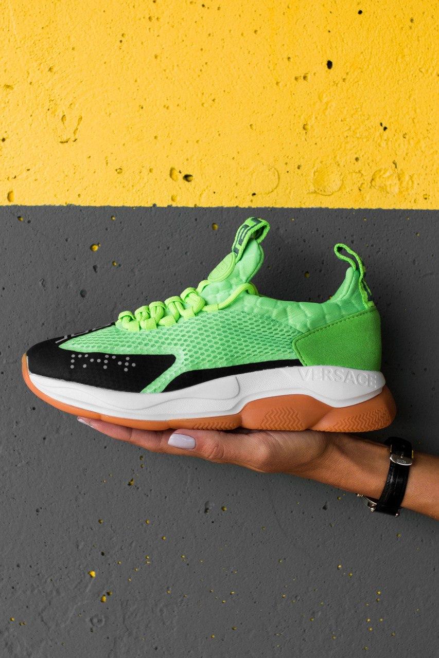 Versace Cross Chainer Green Neon