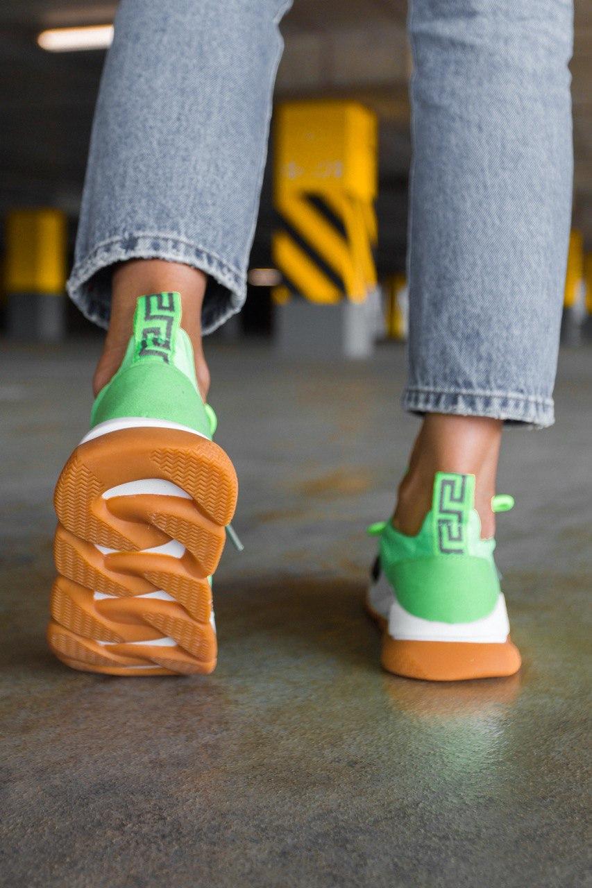 Versace Cross Chainer Green Neon