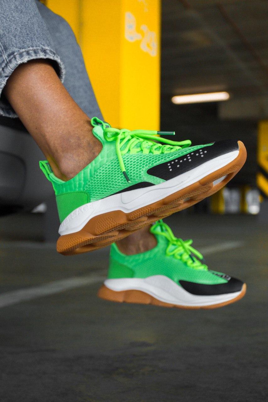 Versace Cross Chainer Green Neon