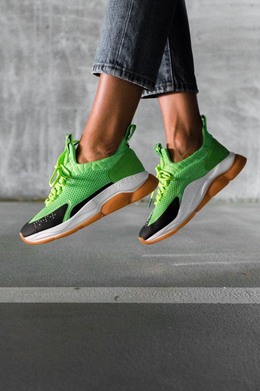 Versace Cross Chainer Green Neon
