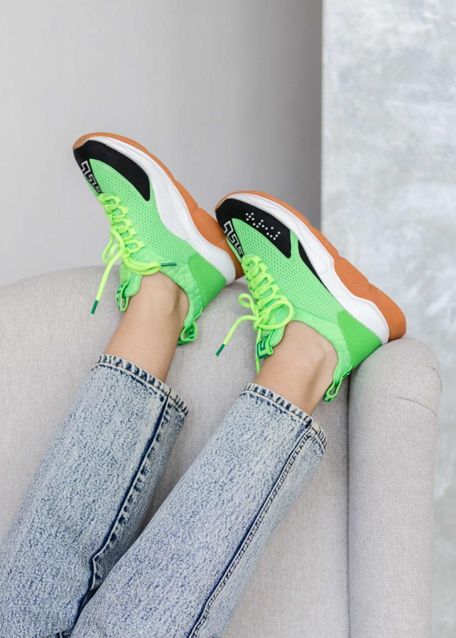 Versace Cross Chainer Green Neon