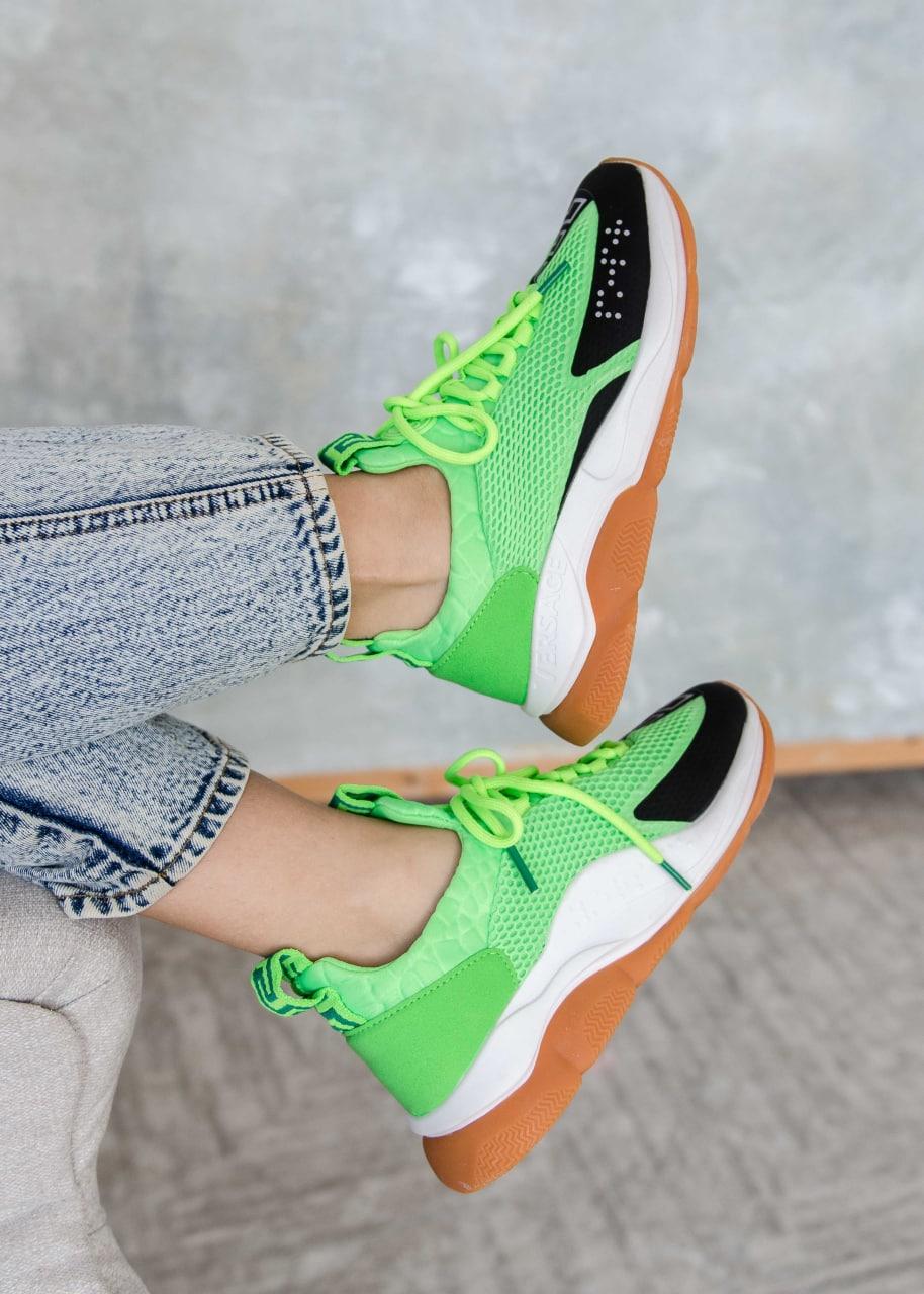 Versace Cross Chainer Green Neon