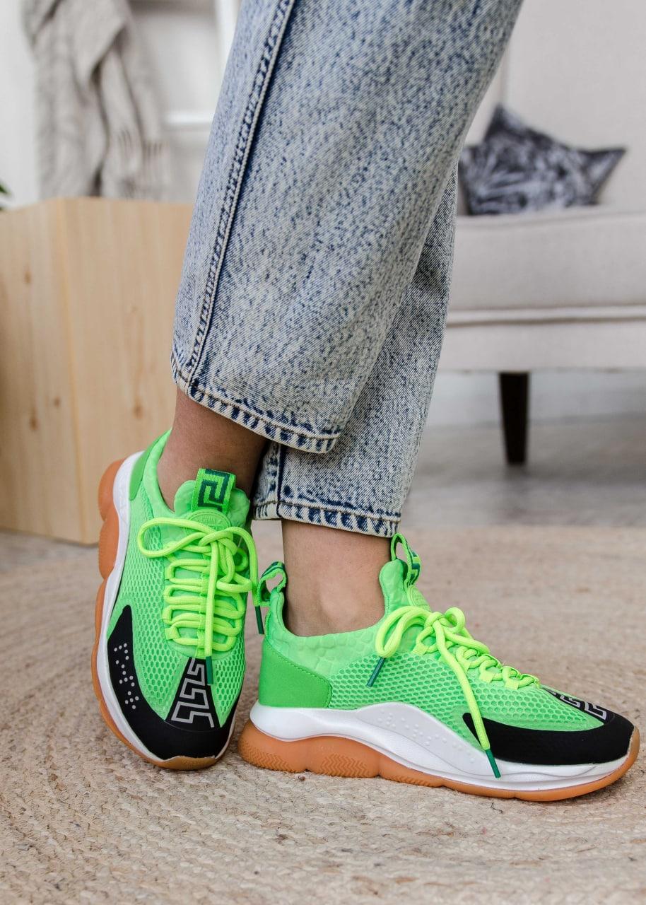 Versace Cross Chainer Green Neon