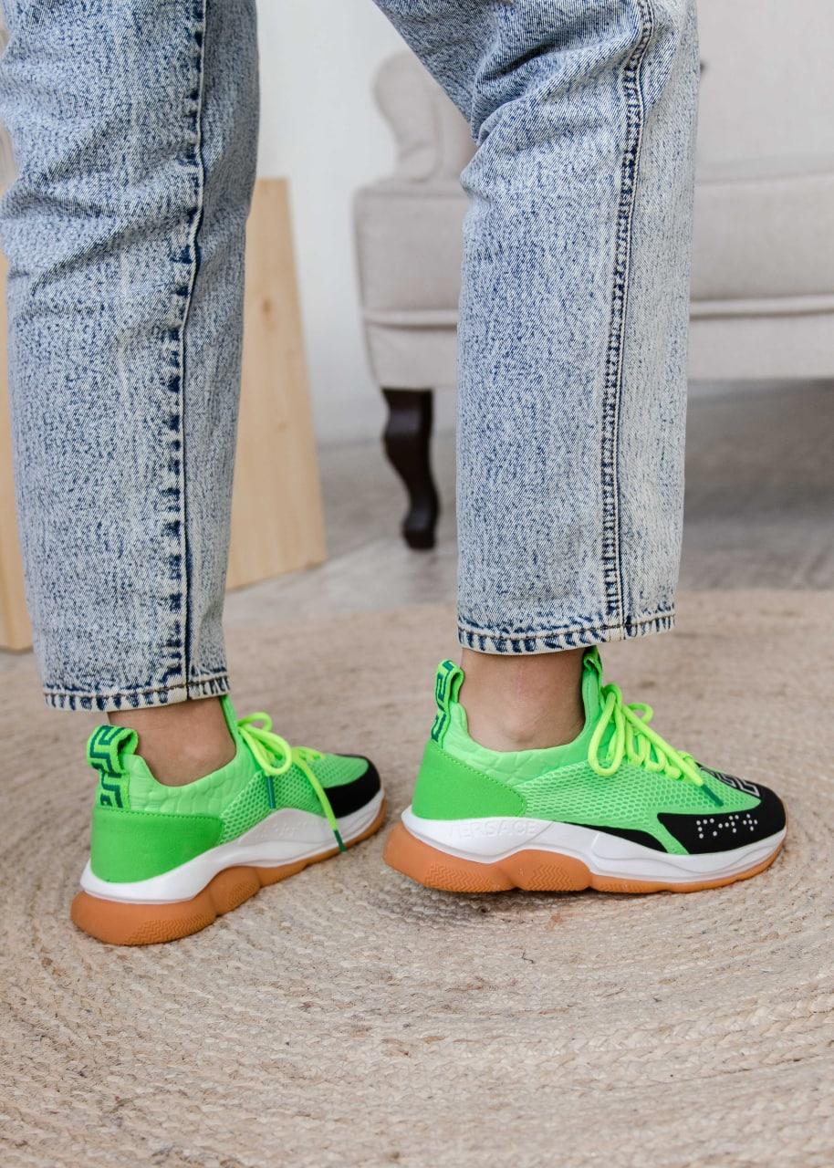 Versace Cross Chainer Green Neon
