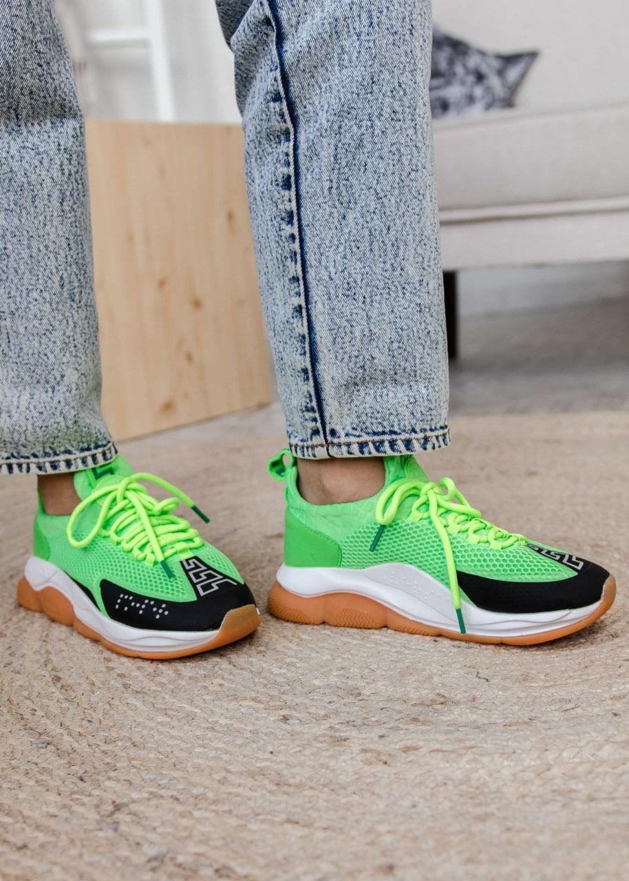 Versace Cross Chainer Green Neon