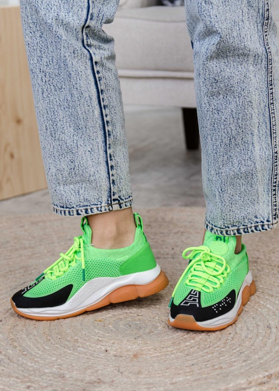 Versace Cross Chainer Green Neon