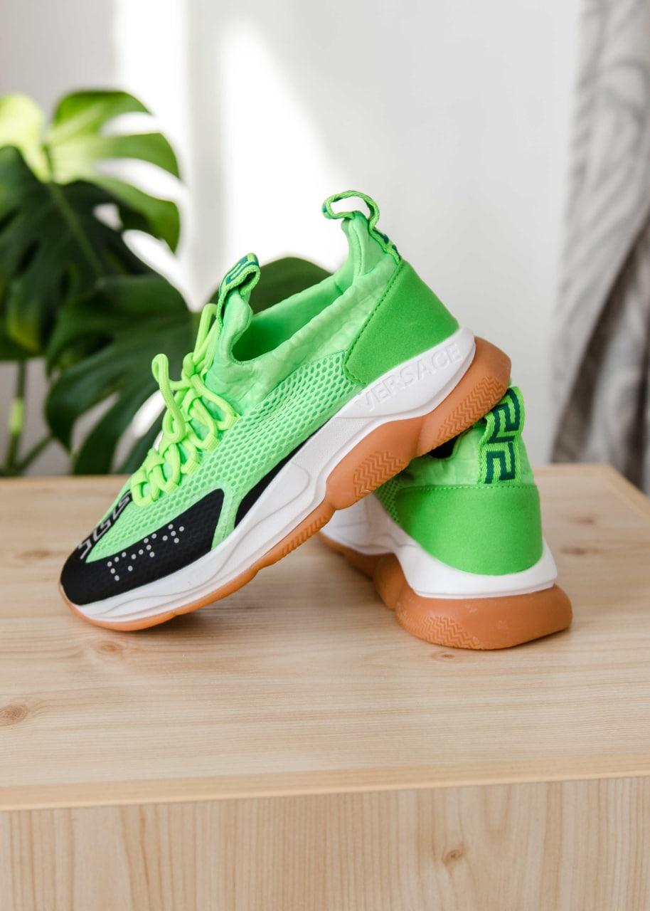 Versace Cross Chainer Green Neon