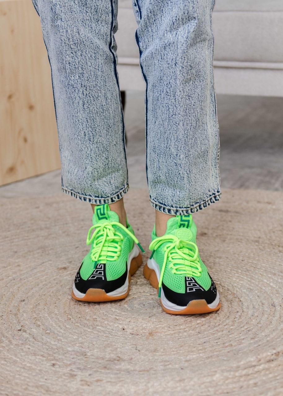 Versace Cross Chainer Green Neon