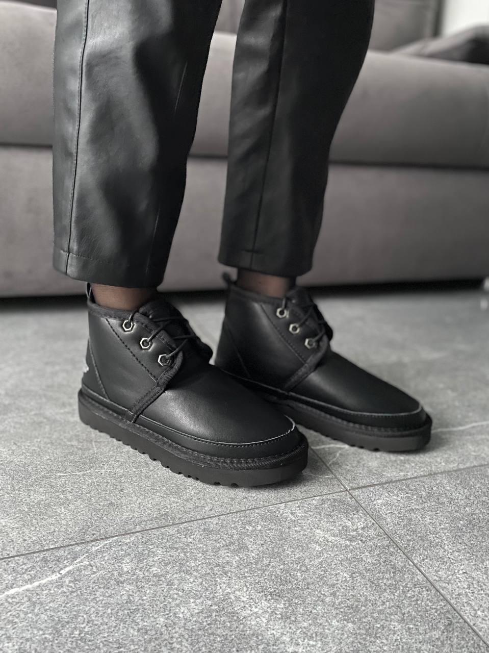 UGG Neumel Leather Black