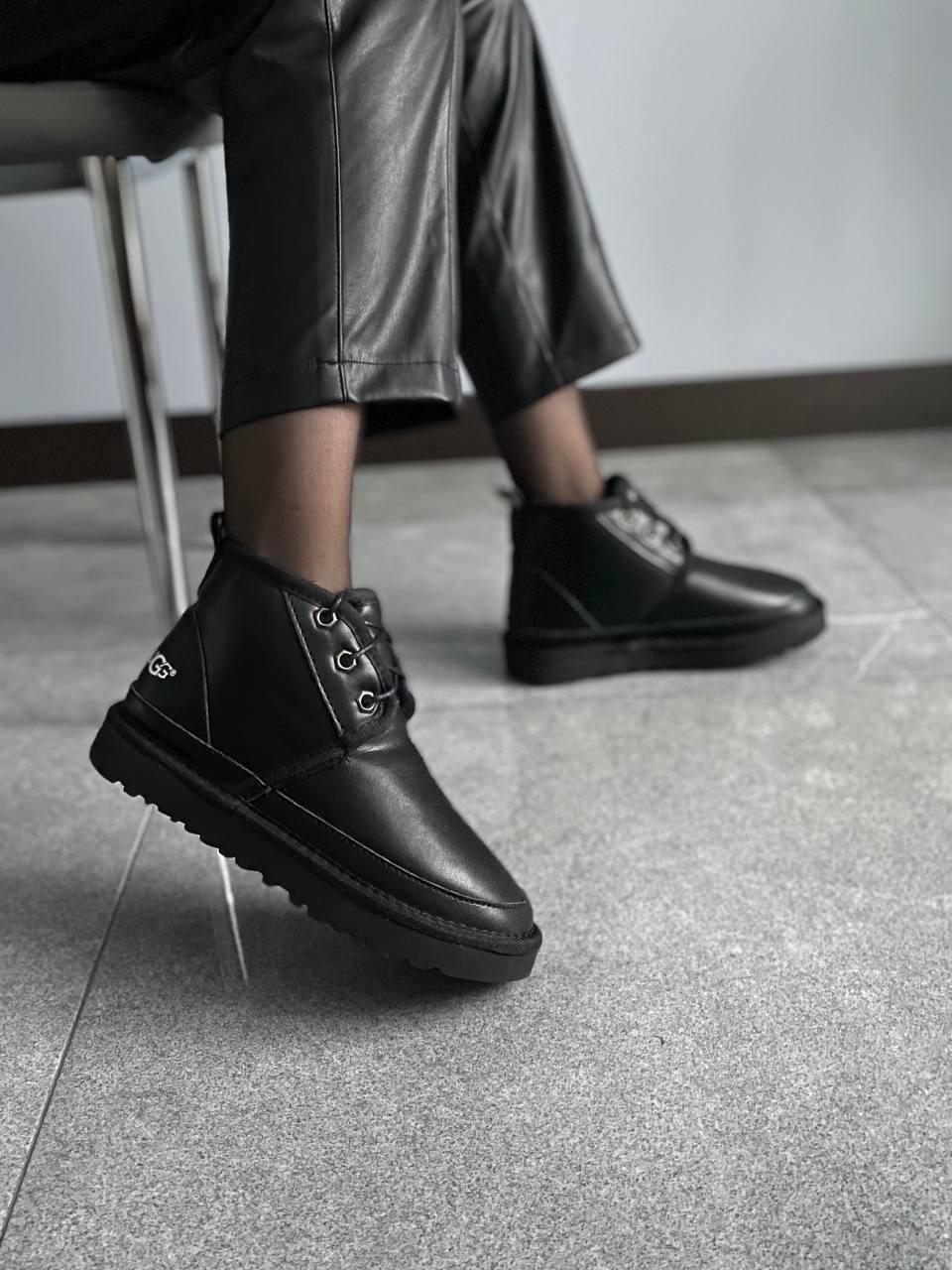 UGG Neumel Leather Black