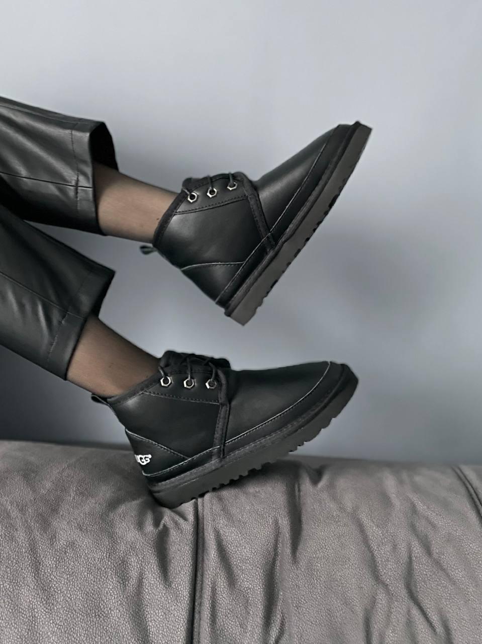 UGG Neumel Leather Black