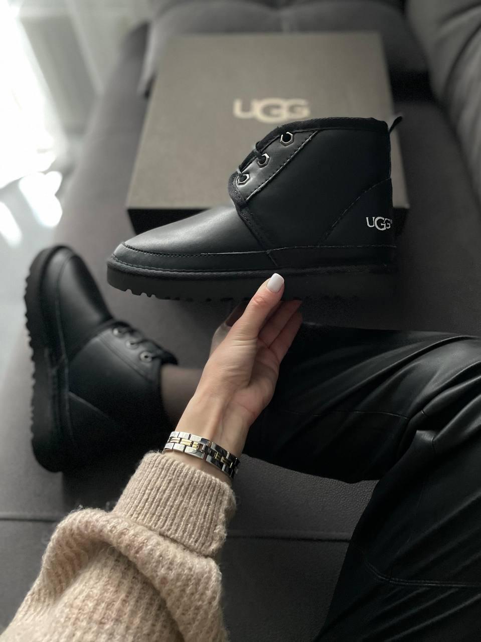 UGG Neumel Leather Black