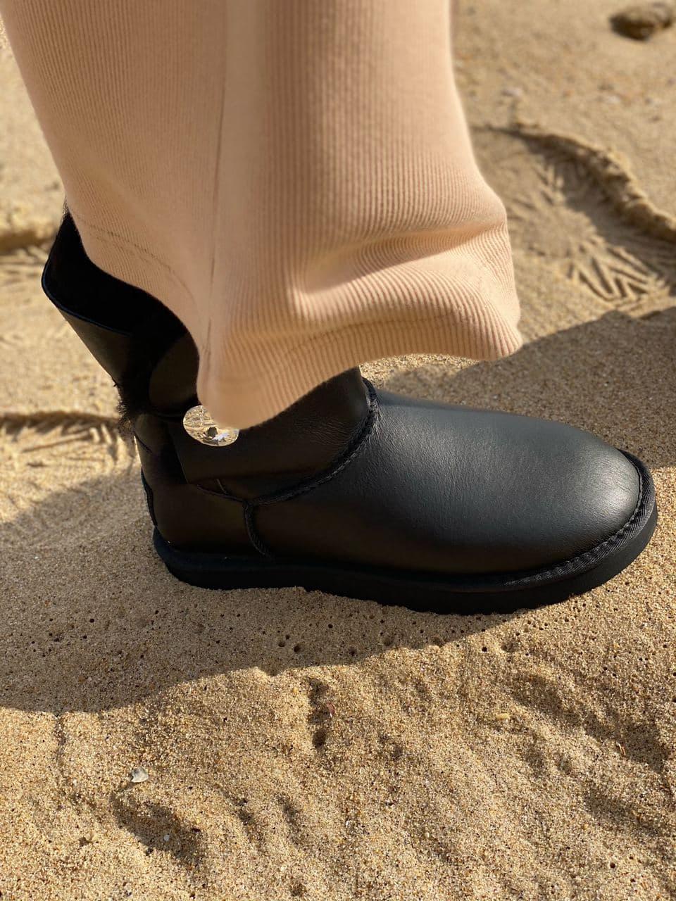 UGG Black Leather 1