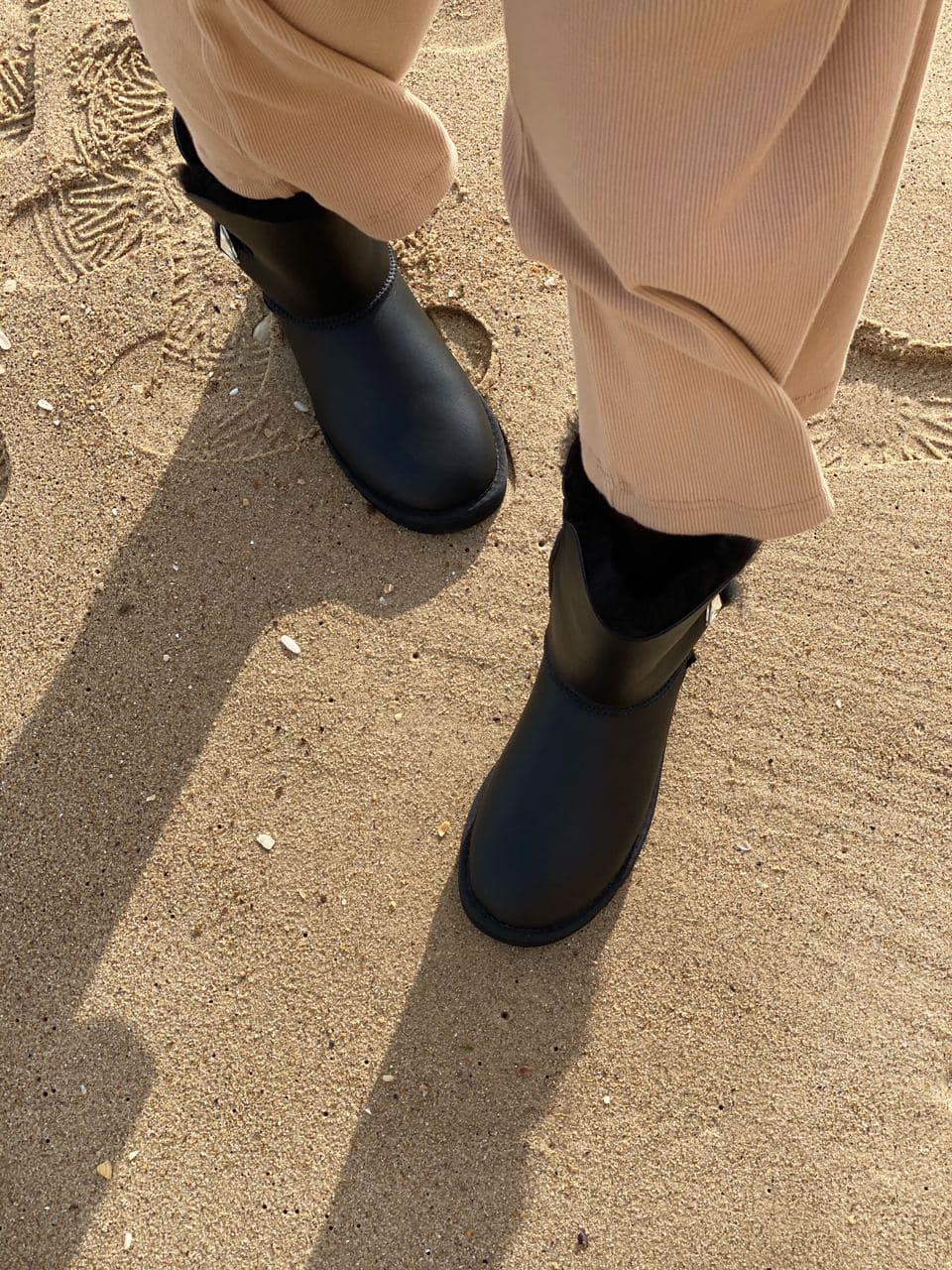 UGG Black Leather 1