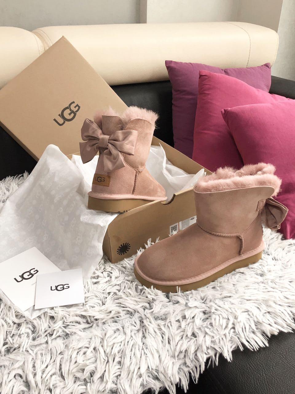UGG Bailey Bow Pink 2