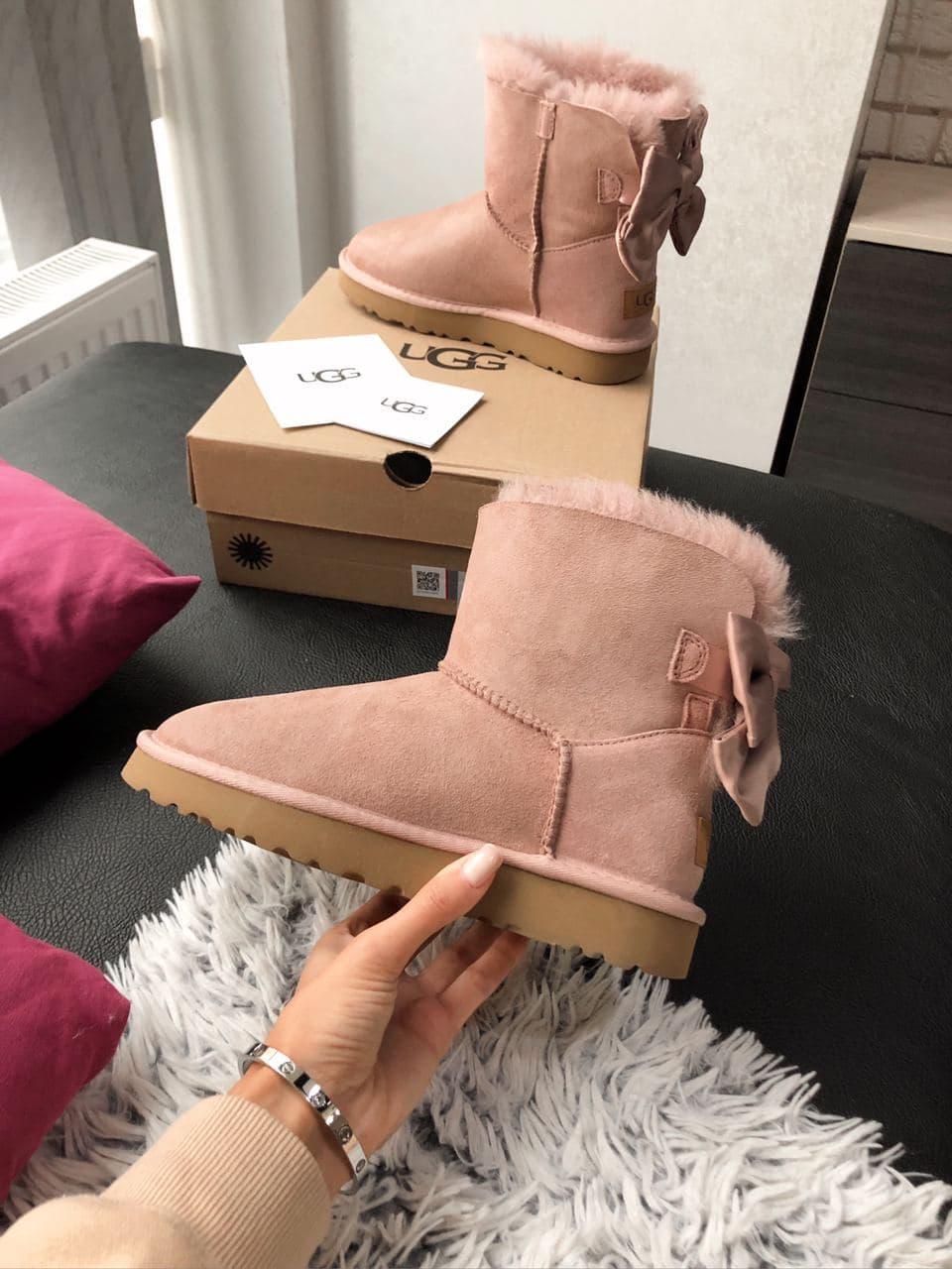UGG Bailey Bow Pink 2
