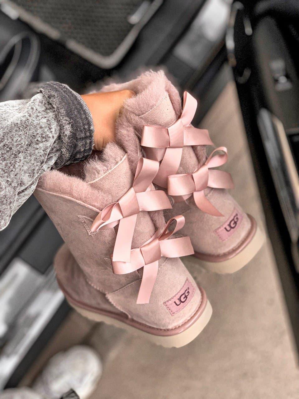 UGG Bailey Bow 2 Boot Pink Crystal
