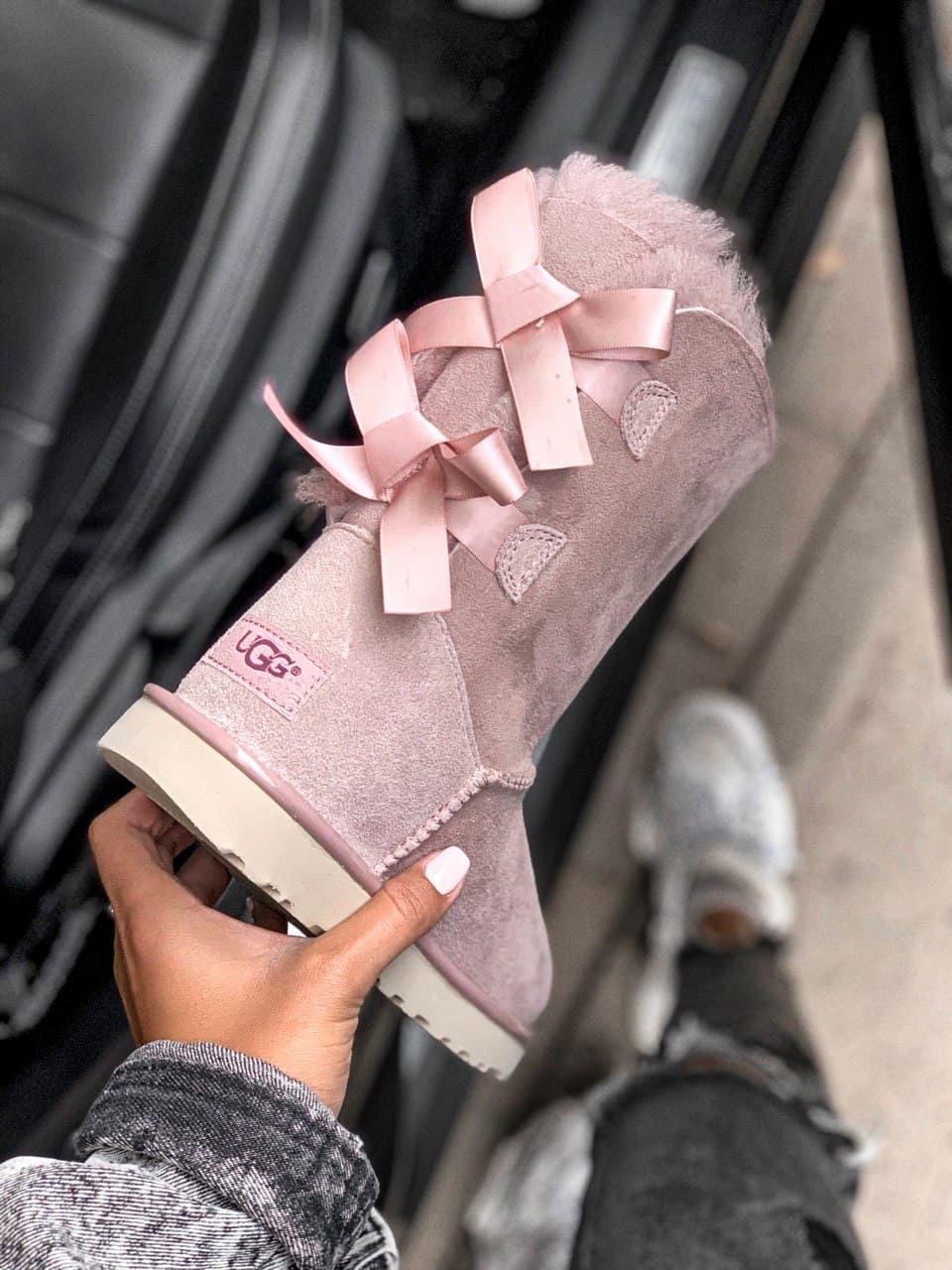 UGG Bailey Bow 2 Boot Pink Crystal