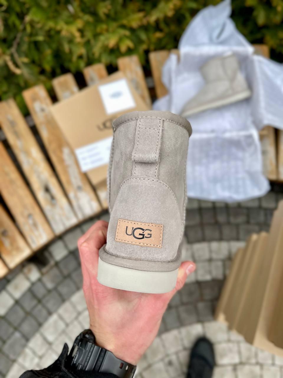 Ugg Classic Mini Light Grey Suede