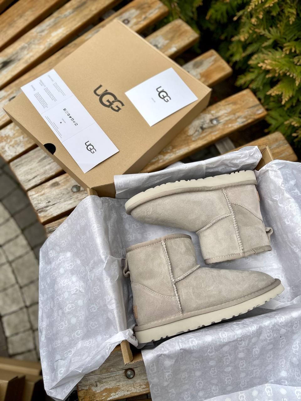 Ugg Classic Mini Light Grey Suede
