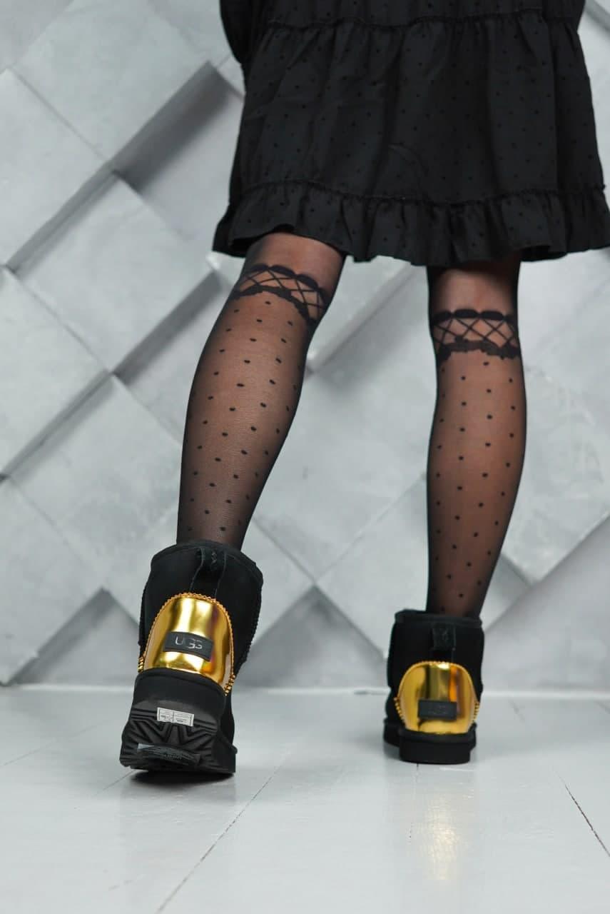 UGG Classic Mini Black Gold