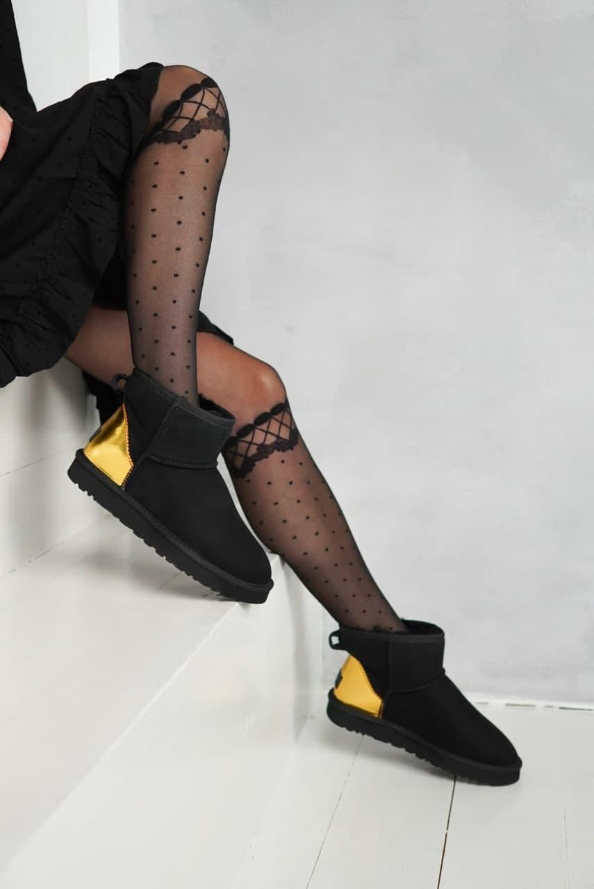 UGG Classic Mini Black Gold