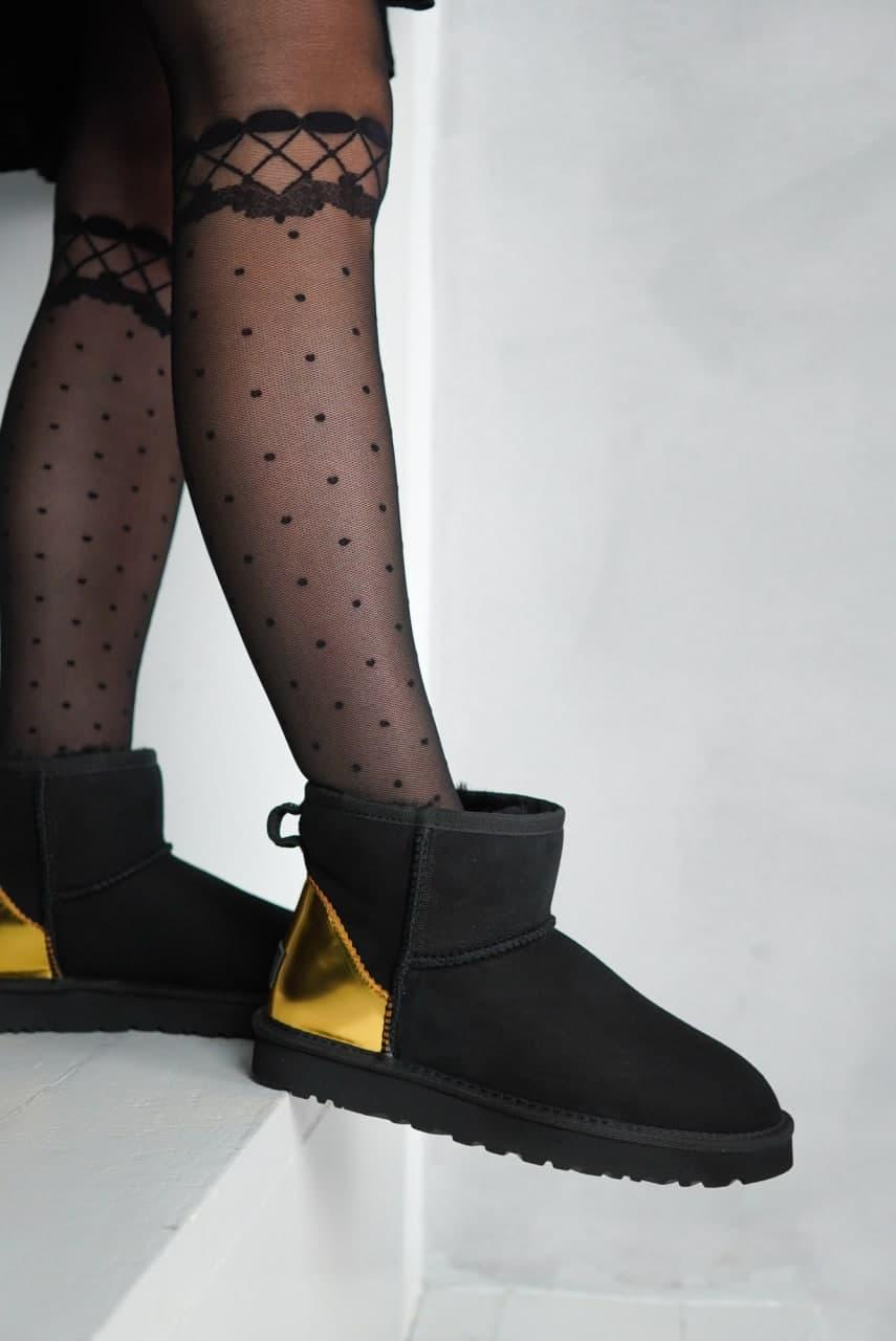 UGG Classic Mini Black Gold