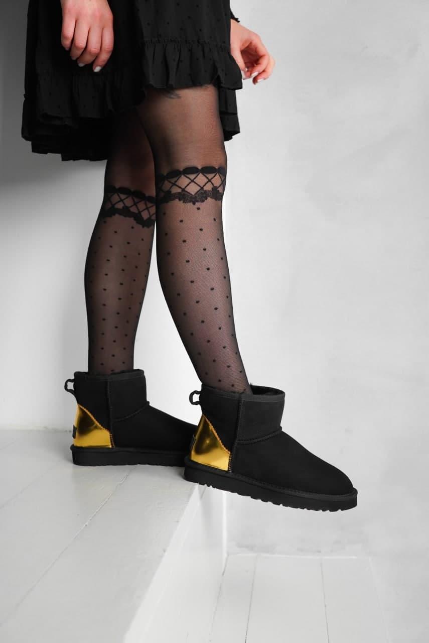 UGG Classic Mini Black Gold