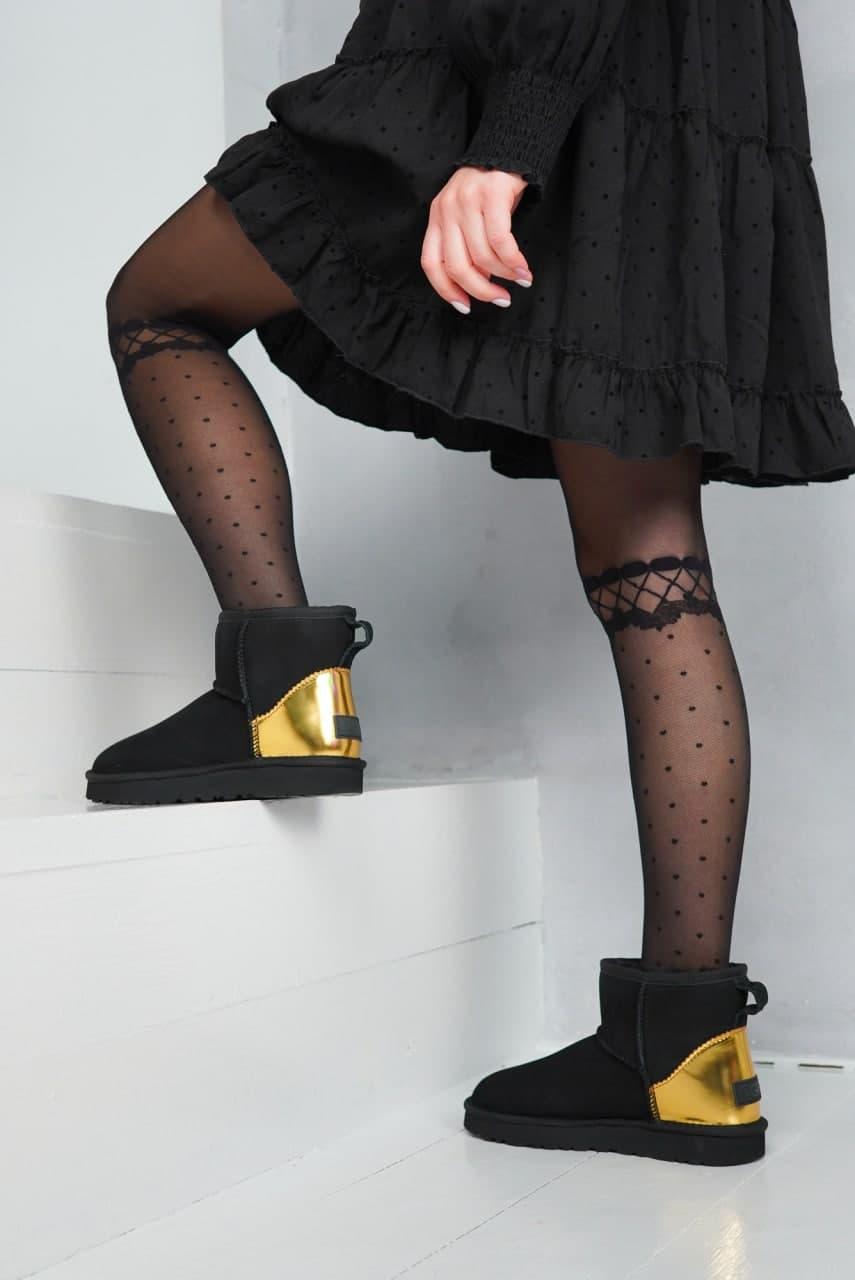 UGG Classic Mini Black Gold
