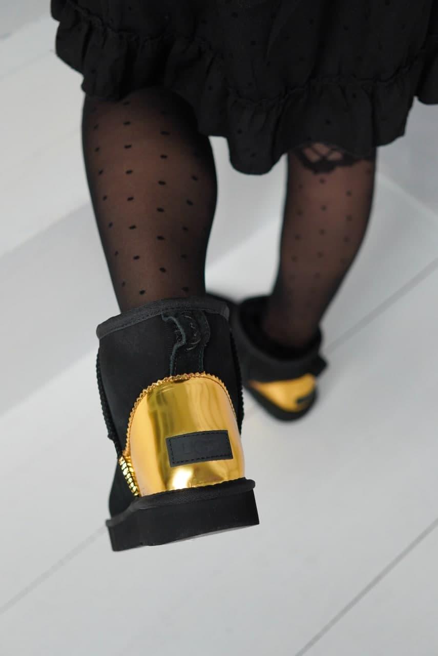 UGG Classic Mini Black Gold