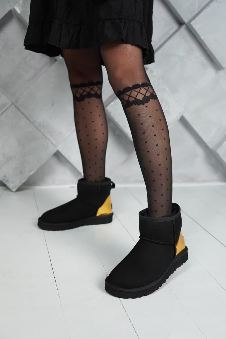 UGG Classic Mini Black Gold
