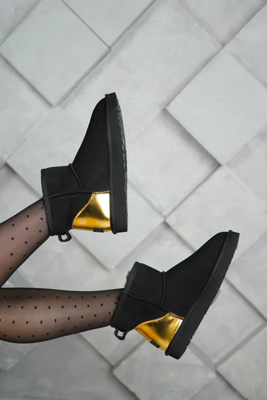 UGG Classic Mini Black Gold