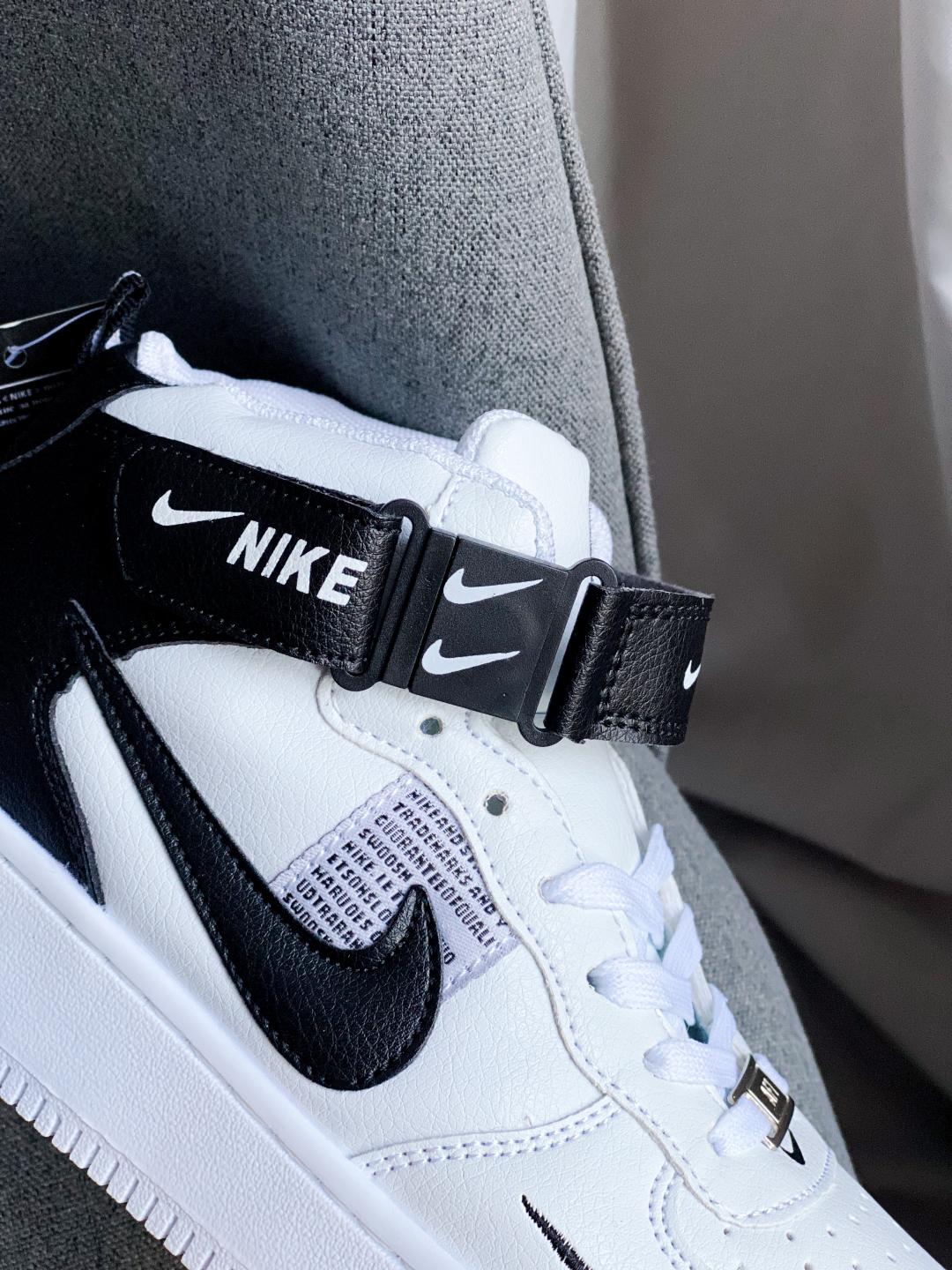 Nike Air Force 1 High Black White TM