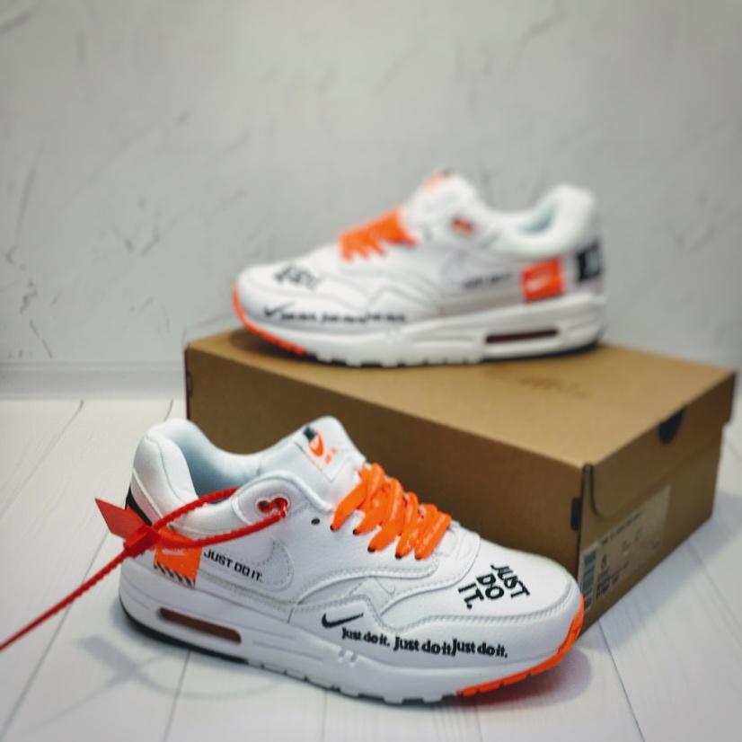 Nike Air Max 87 Just DO IT White Orange