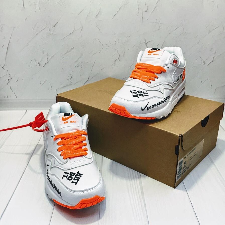 Nike Air Max 87 Just DO IT White Orange