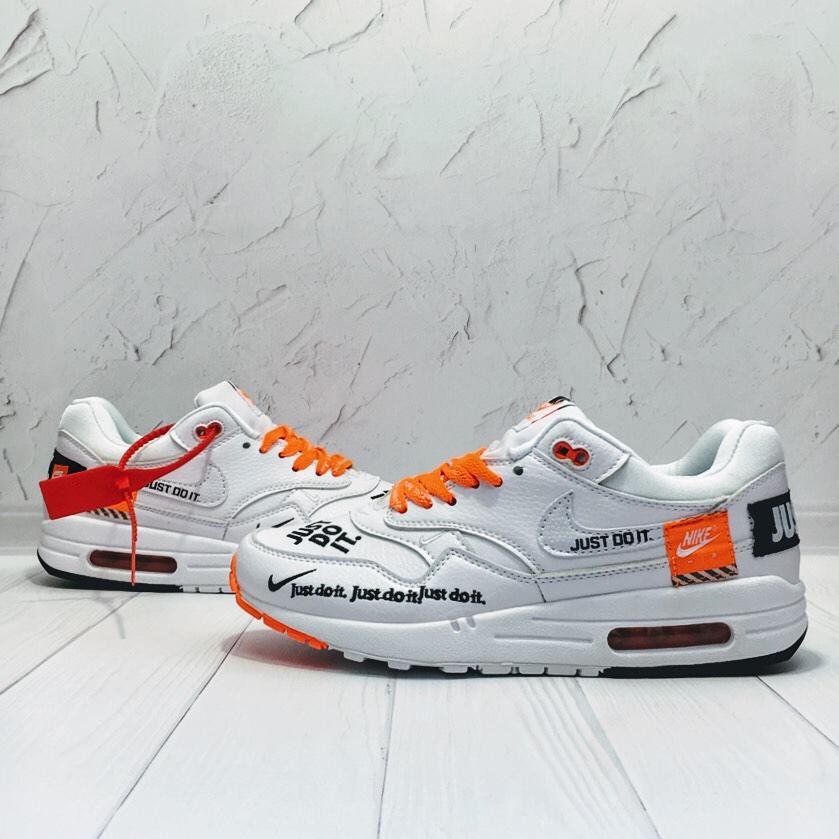 Nike Air Max 87 Just DO IT White Orange