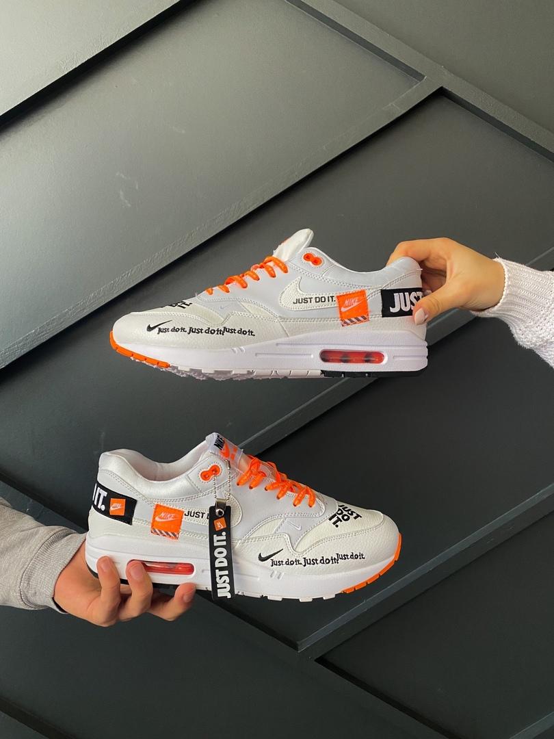 Nike Air Max 87 Just DO IT White Orange