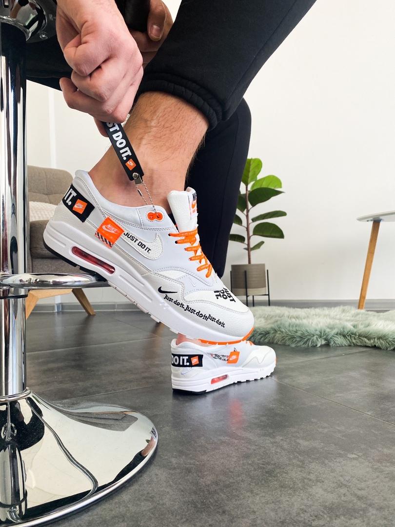 Nike Air Max 87 Just DO IT White Orange