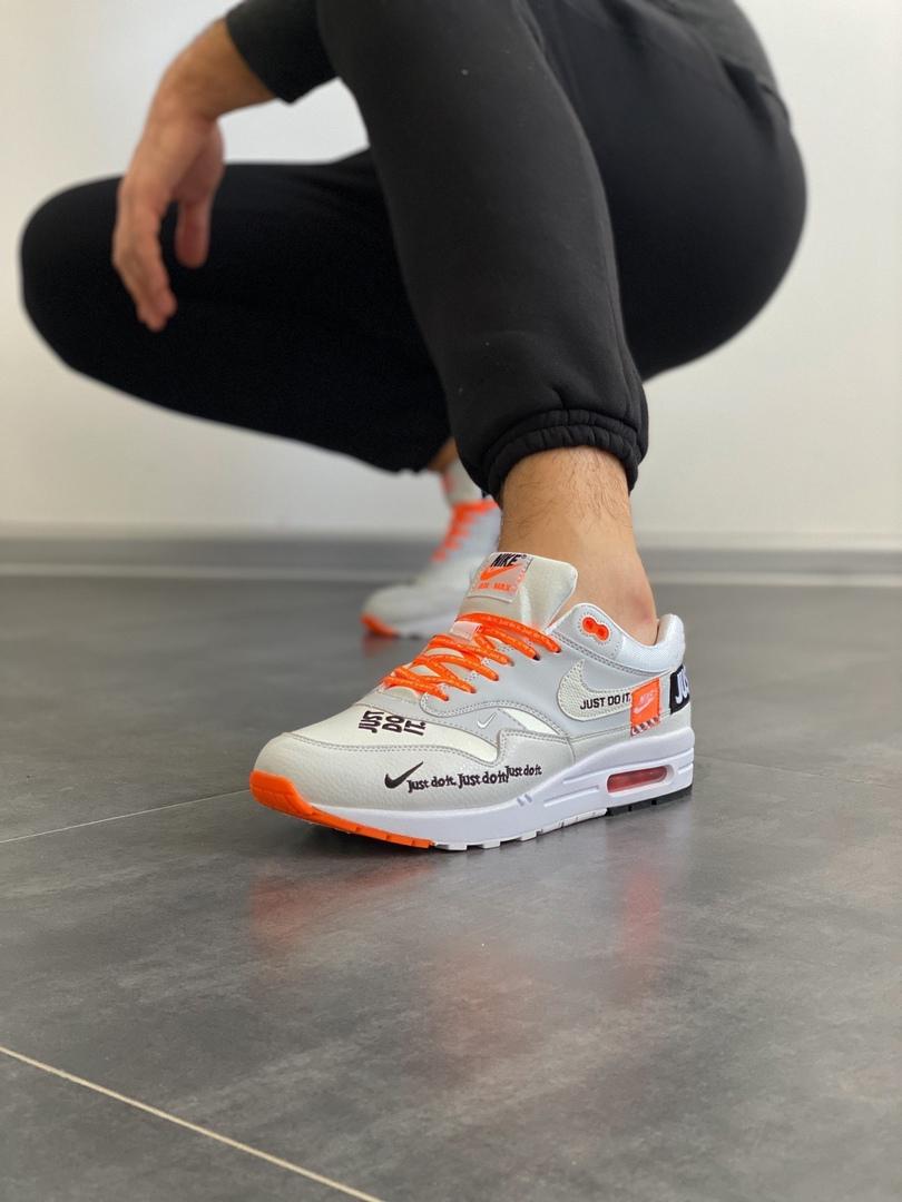 Nike Air Max 87 Just DO IT White Orange
