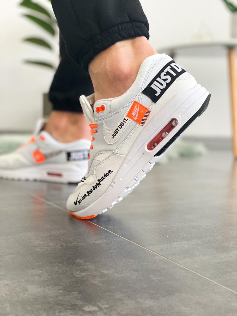 Nike Air Max 87 Just DO IT White Orange
