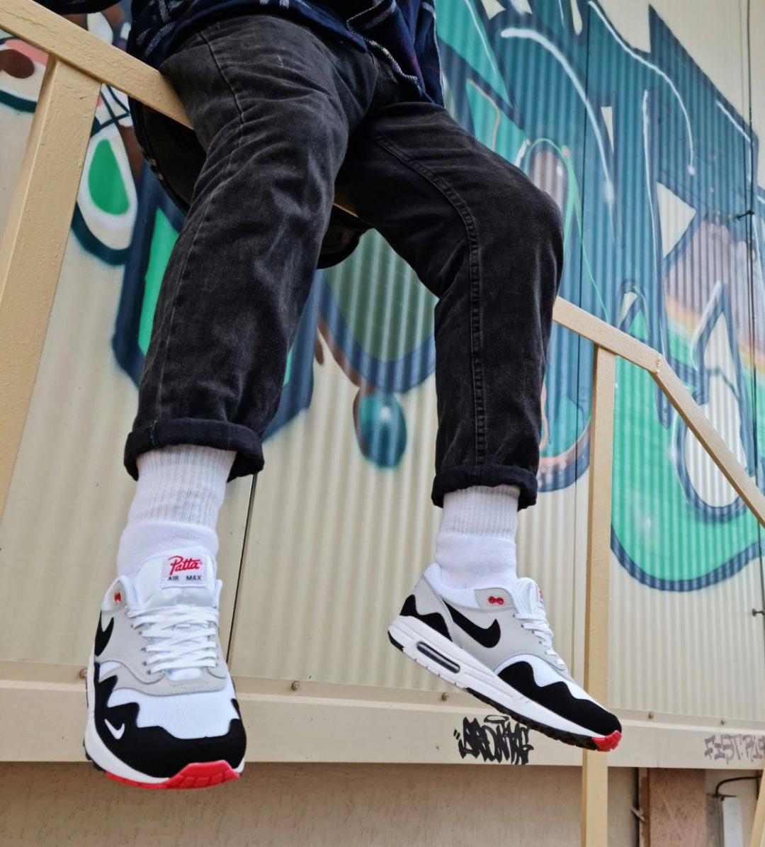 Nike Air Max 1 x Patta Black White