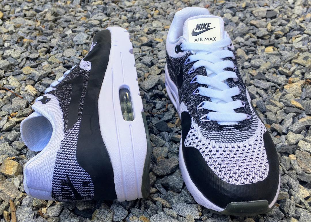 Nike Air Max 1 Ultra Flyknit Black White