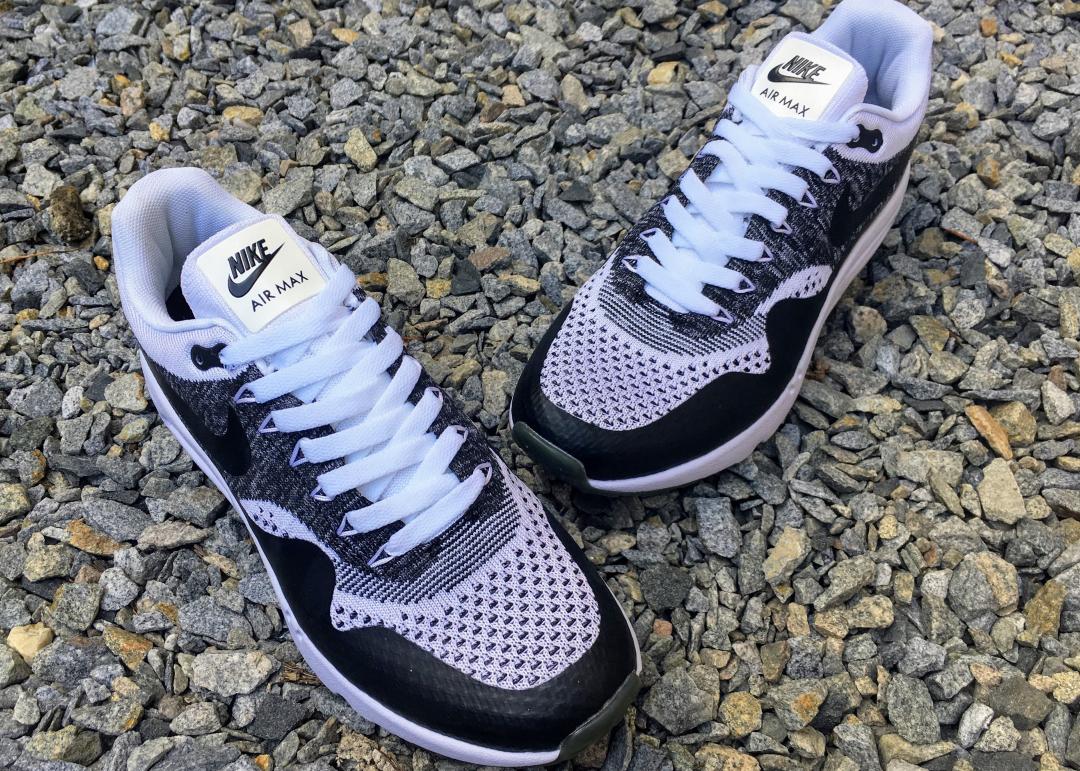Nike Air Max 1 Ultra Flyknit Black White
